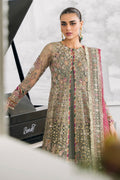 Baroque Chantelle Embroidered Luxury Net 3Pc Suit EC-02 - House Of Hania