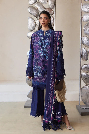 Suffuse Elora – Blue Cambric Suit (3-Piece)