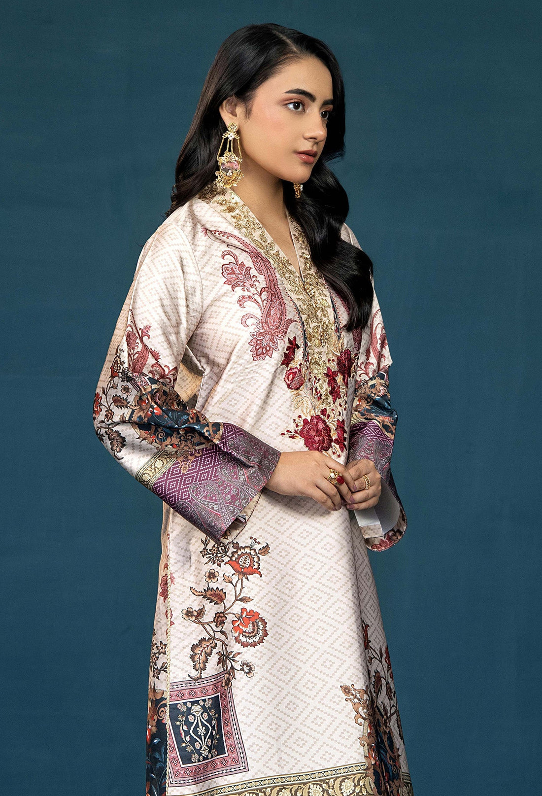 Adans Libas | Silk Shirt | SILK SHIRT-1PC  7622 - 1