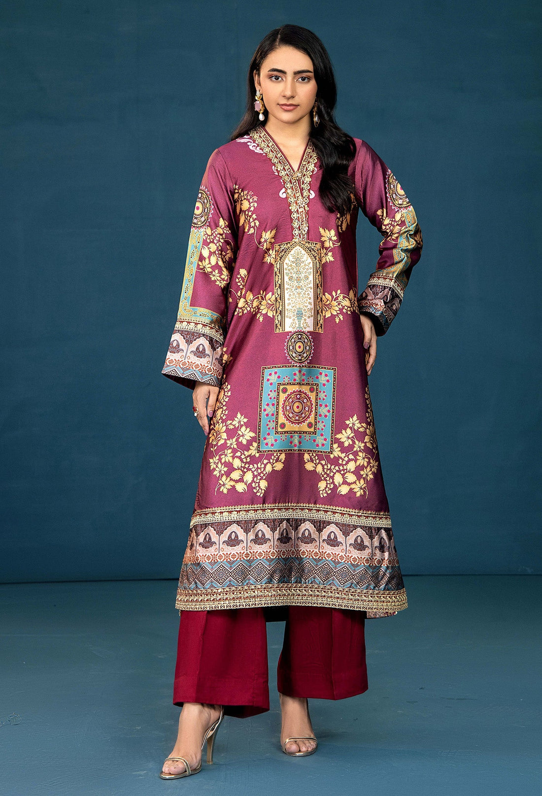 Adans Libas | Silk Shirt | SILK SHIRT-1PC  7629 - 1