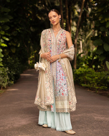 Faiza Saqlain | Zinnia Lawn 25 | Danica - House Of Anaya