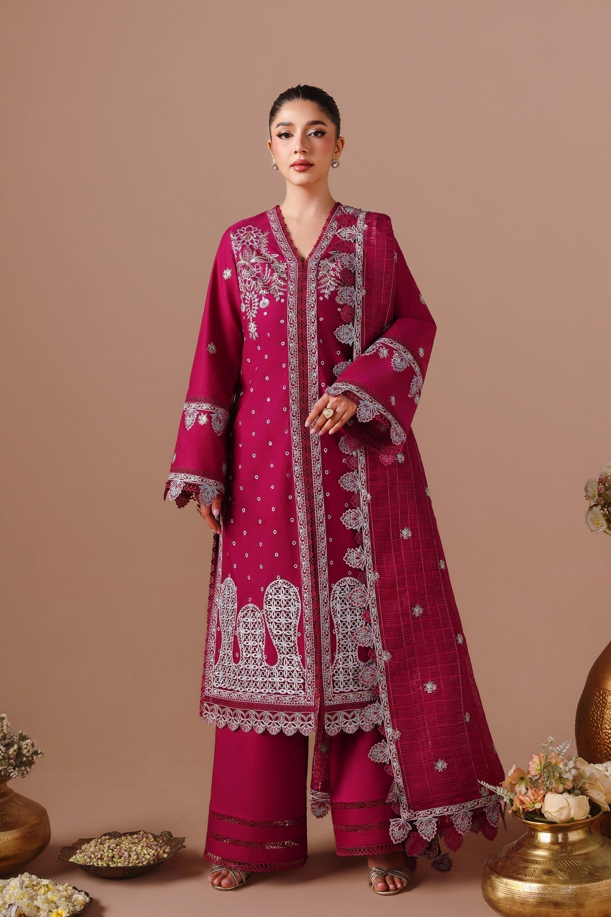 Akbar Aslam | Elan Luxury Lawn 26 | Marjaan
