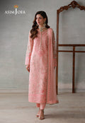 Asim Jofa | luxury Pret'26 | AJLPN-07 Embroidered Poly Net Stitched 3pcs
