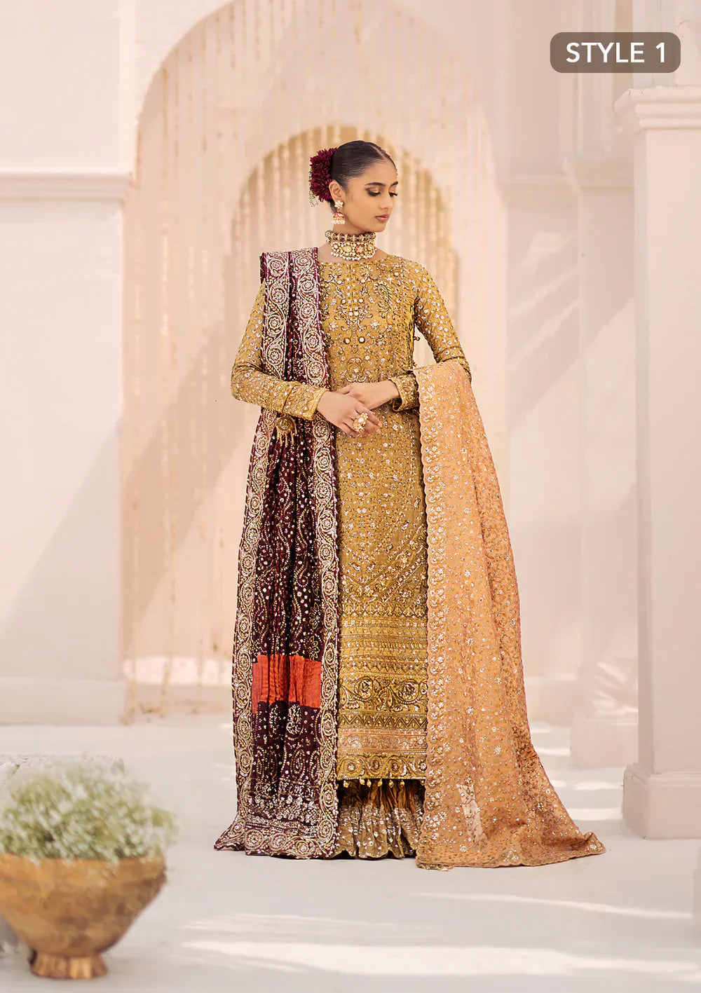 AIK ATELIER | WEDDING FESTIVE ’24 Vol-2 | LOOK 02 - House Of Hania