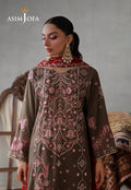 Asim Jofa | luxury Pret'26 | AJLPN-10 Embroidered Poly Silk Stitched 3pcs
