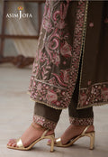Asim Jofa | luxury Pret'26 | AJLPN-10 Embroidered Poly Silk Stitched 3pcs