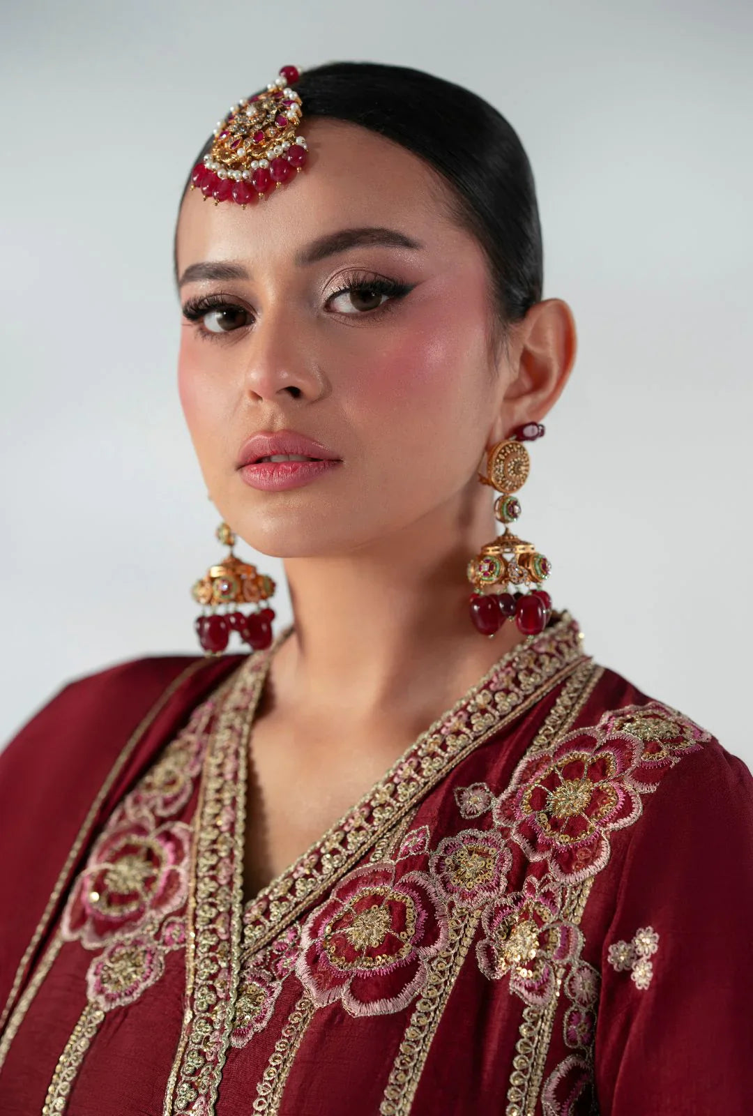 AJR Couture | AJR Luxe Pret'25 | Ruby Raffia - House Of Hania