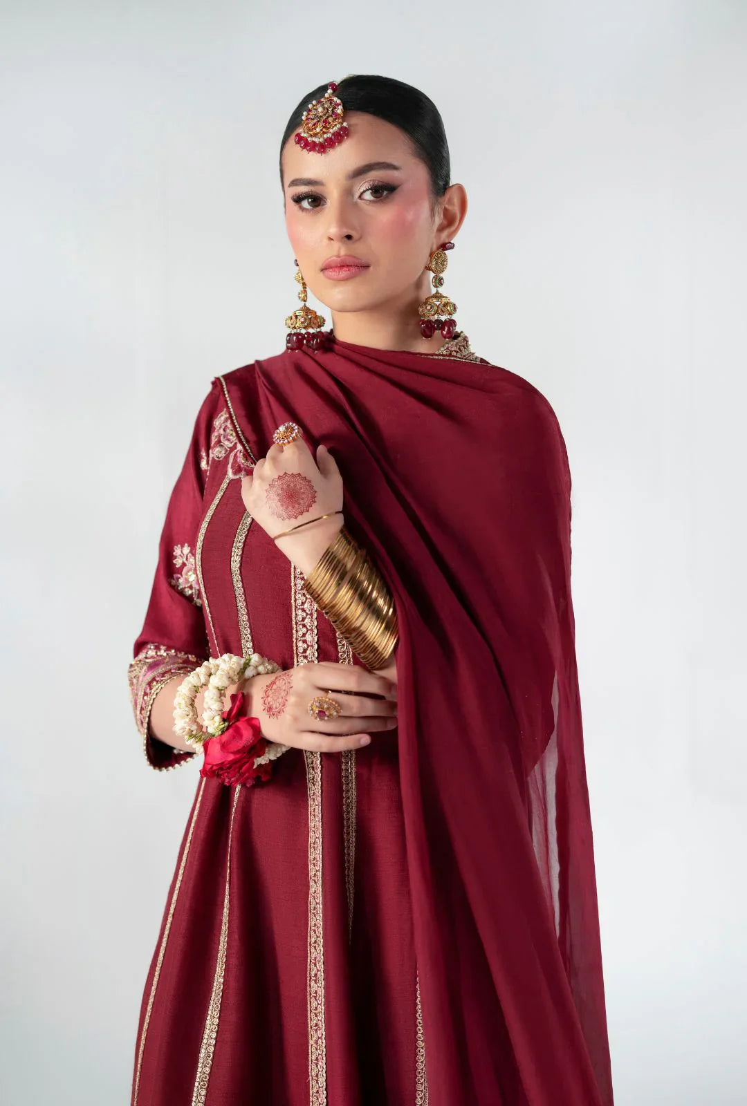 AJR Couture | AJR Luxe Pret'25 | Ruby Raffia - House Of Hania