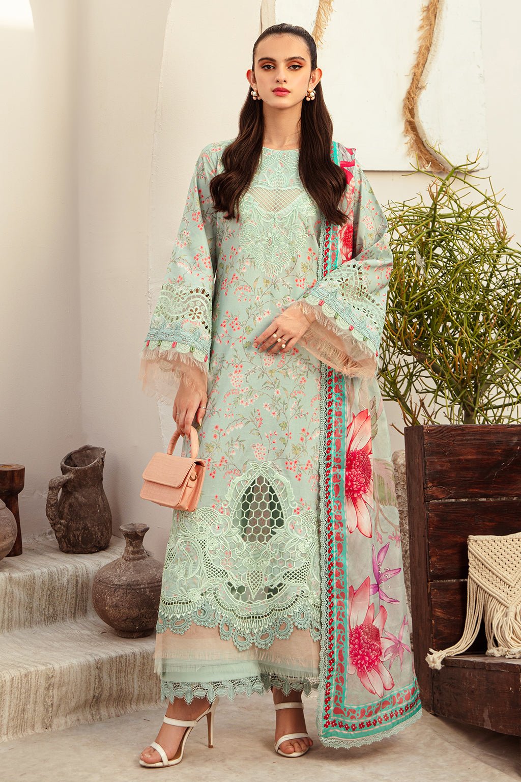 AJR Couture | Alif Affordable Lawn 24 | MISTY MORNING - House Of Hania