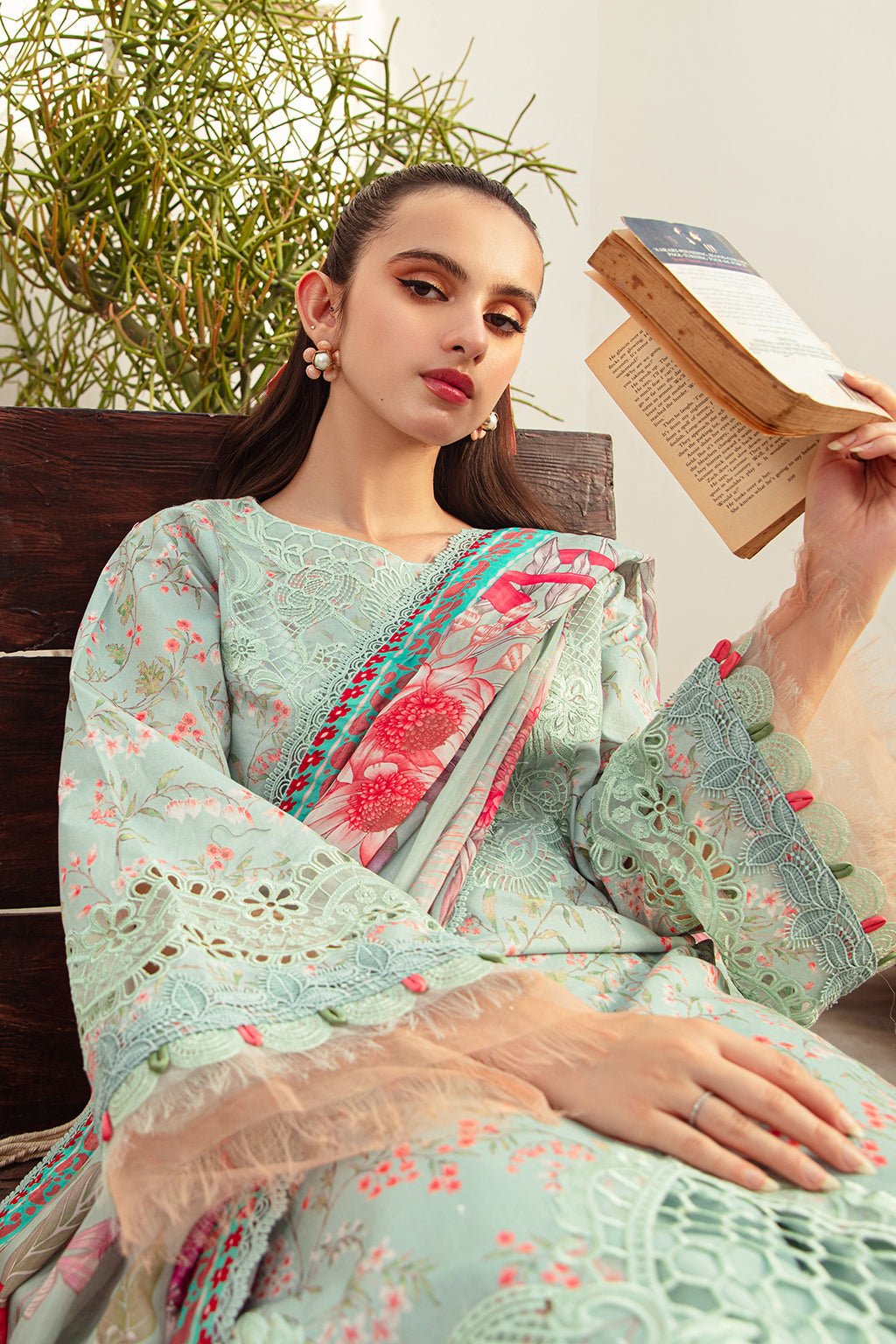 AJR Couture | Alif Affordable Lawn 24 | MISTY MORNING - House Of Hania