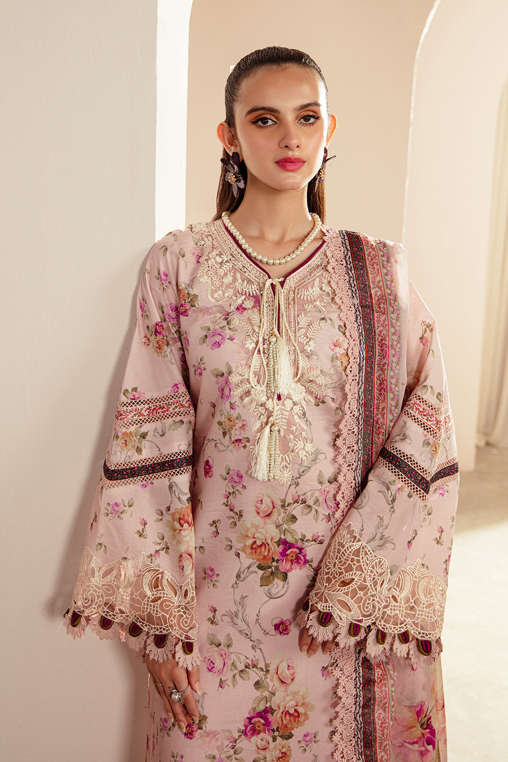AJR Couture | Alif Affordable Lawn 24 | ROSELLA - House Of Hania