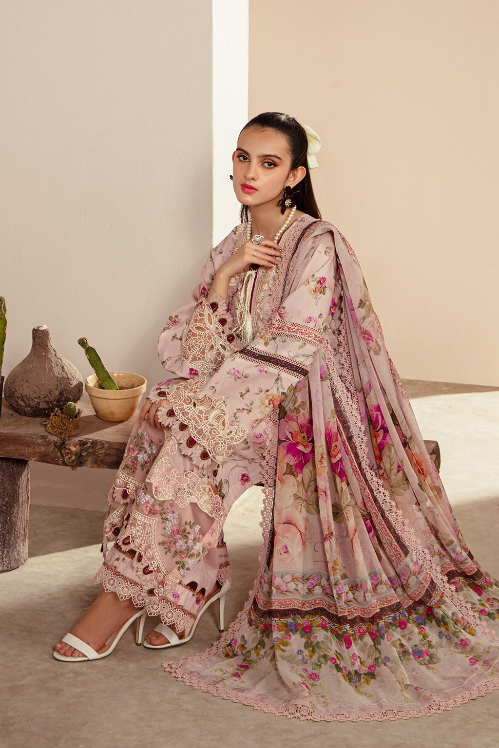 AJR Couture | Alif Affordable Lawn 24 | ROSELLA - House Of Hania