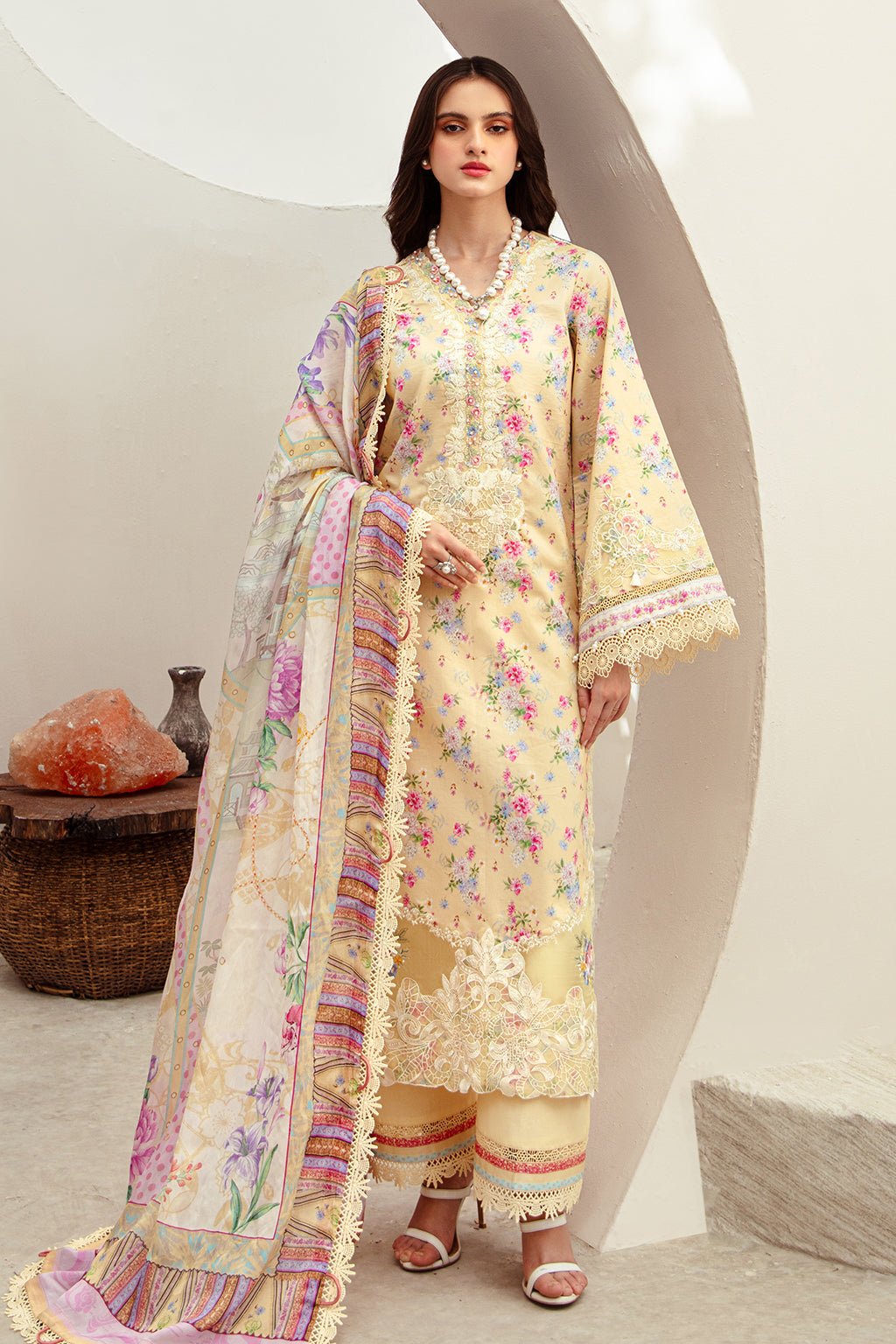 AJR Couture | Alif Affordable Lawn 24 | SUNNY DELIGHT - House Of Hania