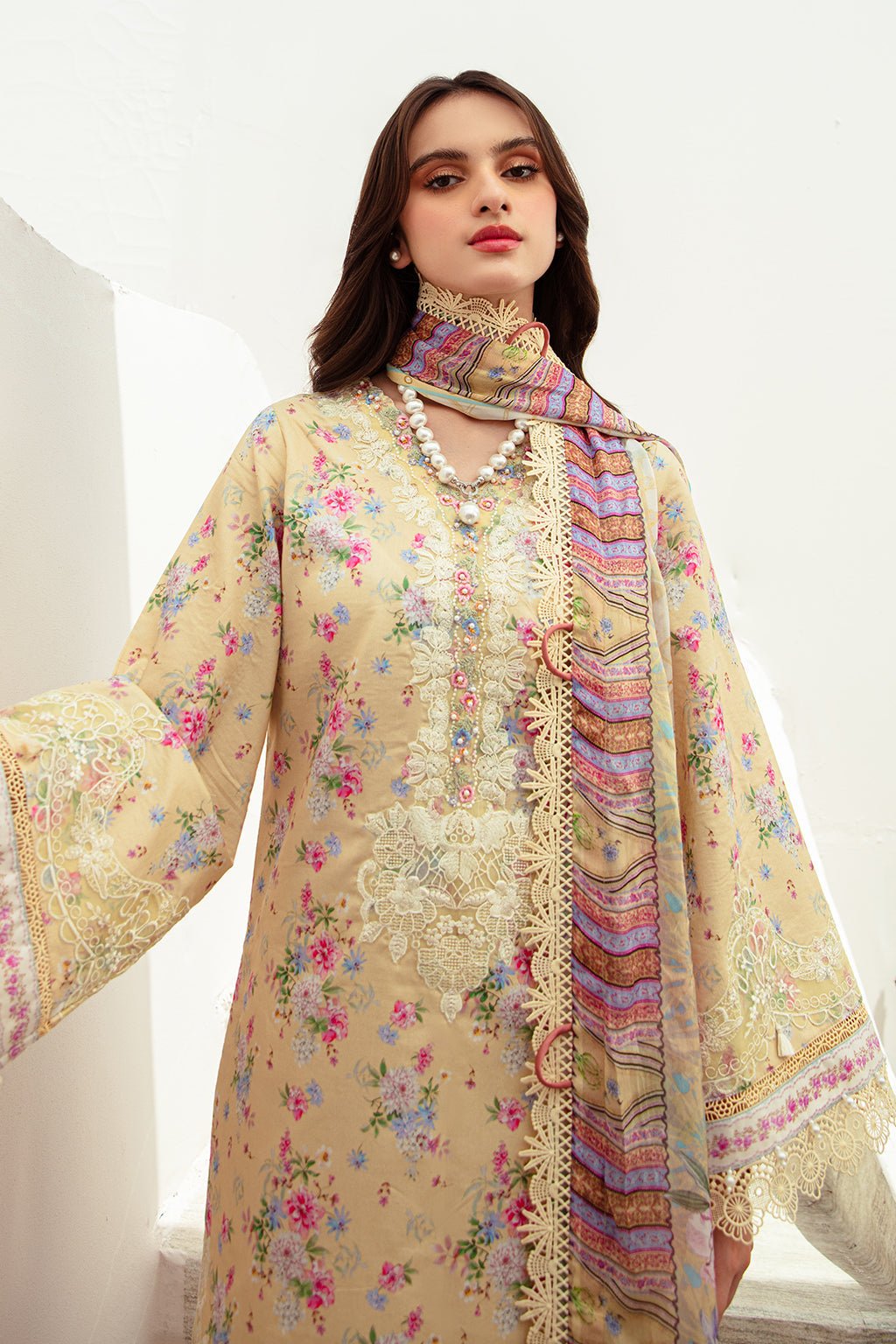 AJR Couture | Alif Affordable Lawn 24 | SUNNY DELIGHT - House Of Hania