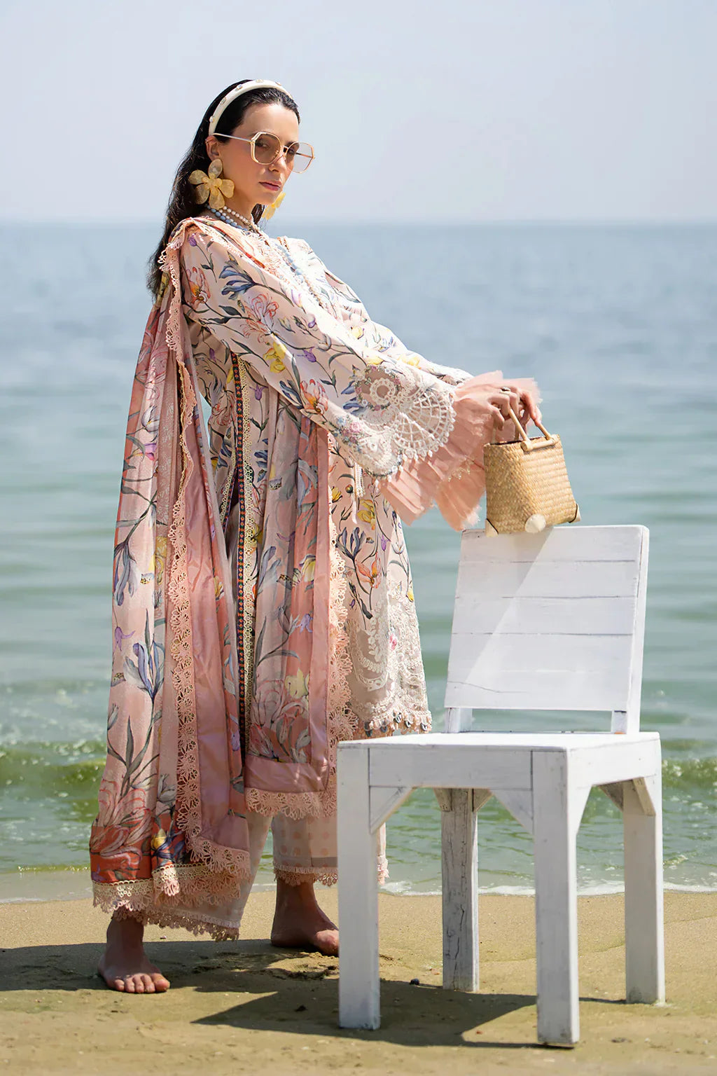 AJR Couture | Alif Signature Luxury Lawn 24 | Blooming - House Of Hania