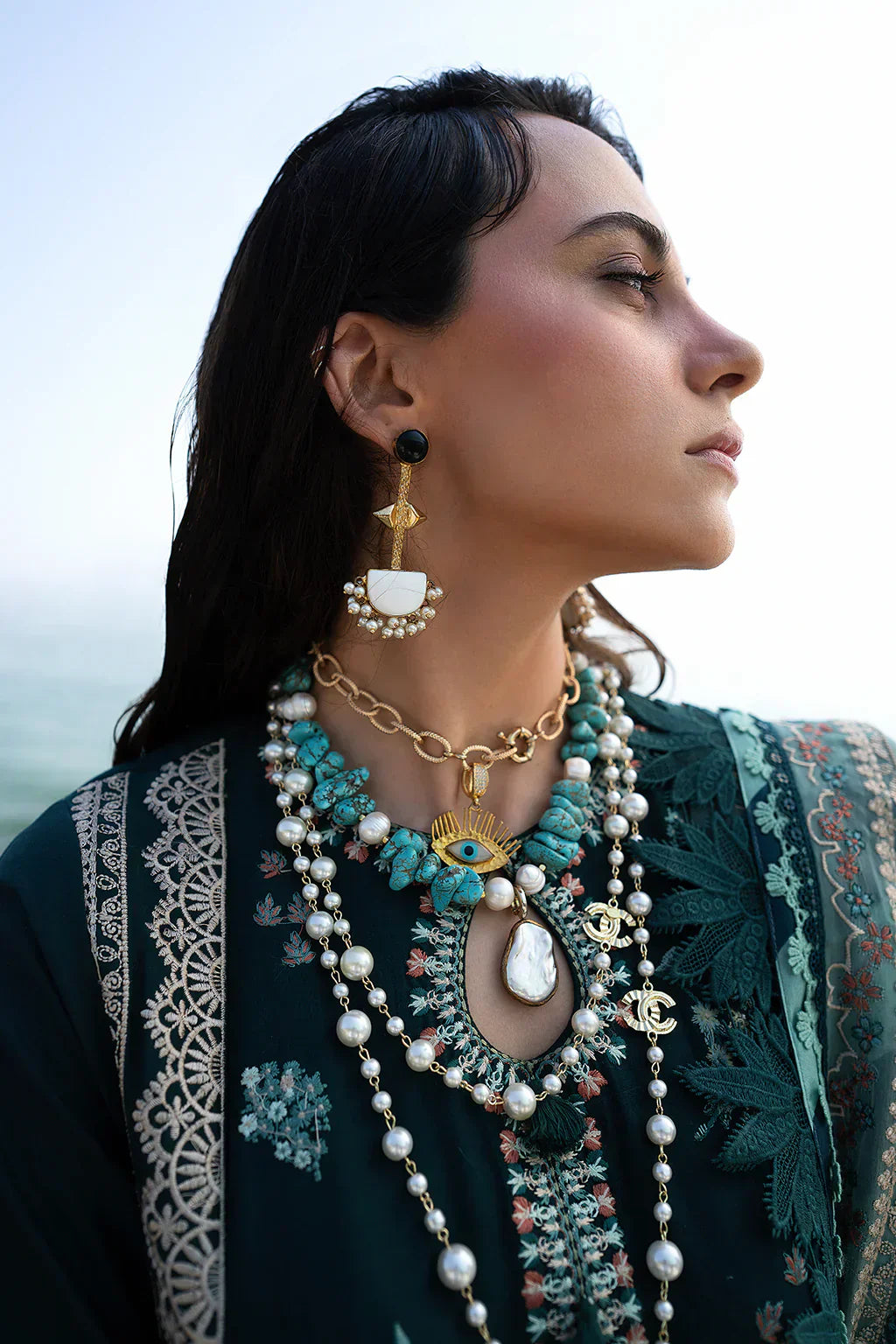 AJR Couture | Alif Signature Luxury Lawn 24 | Celia - House Of Hania