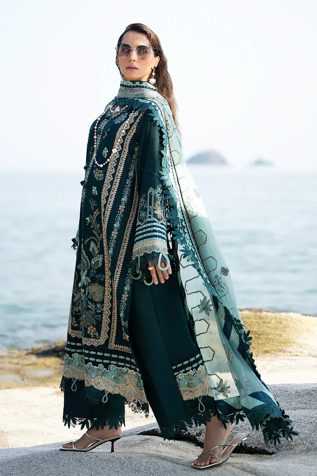 AJR Couture | Alif Signature Luxury Lawn 24 | Celia - House Of Hania