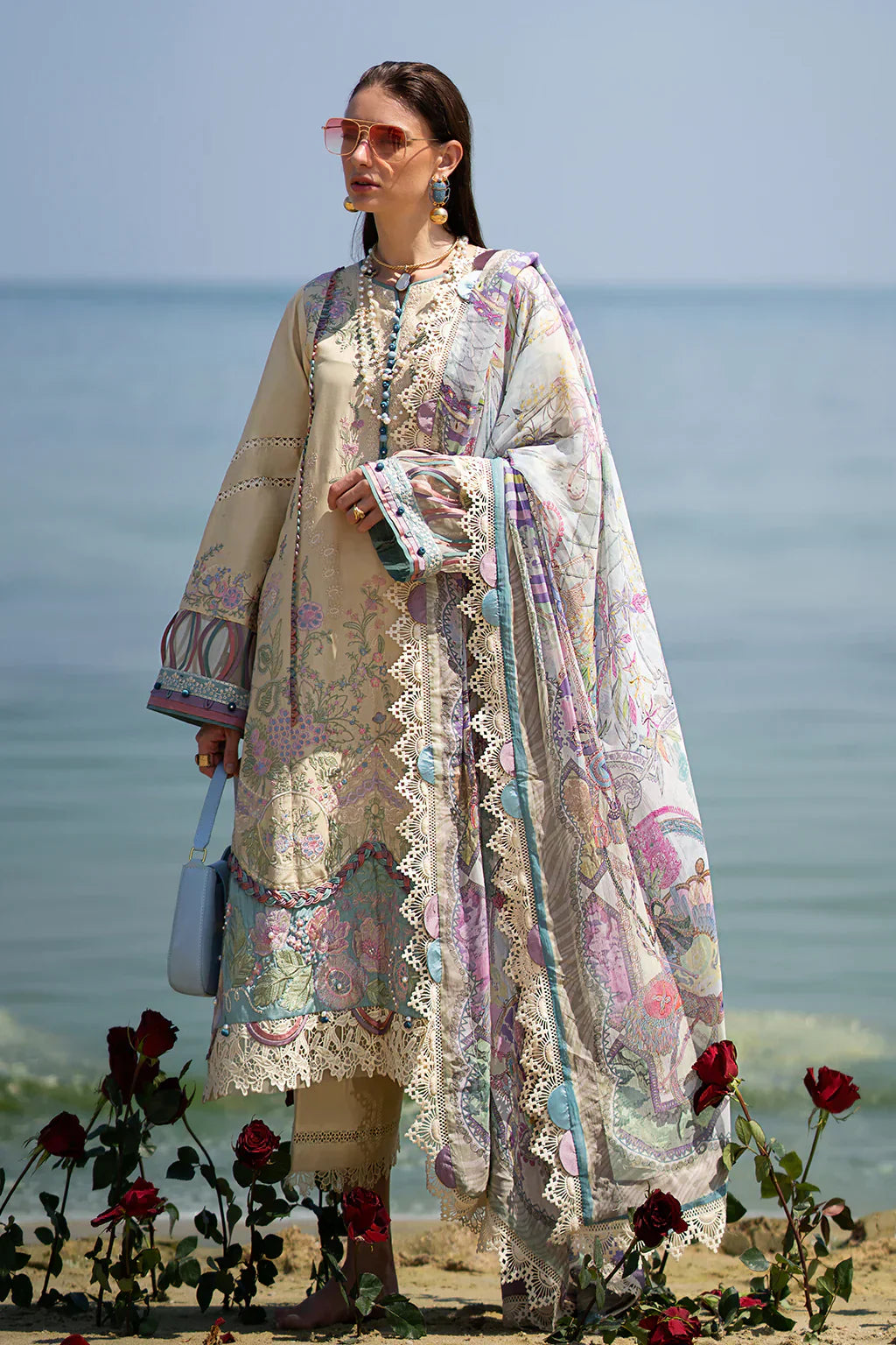 AJR Couture | Alif Signature Luxury Lawn 24 | Coraline - House Of Hania