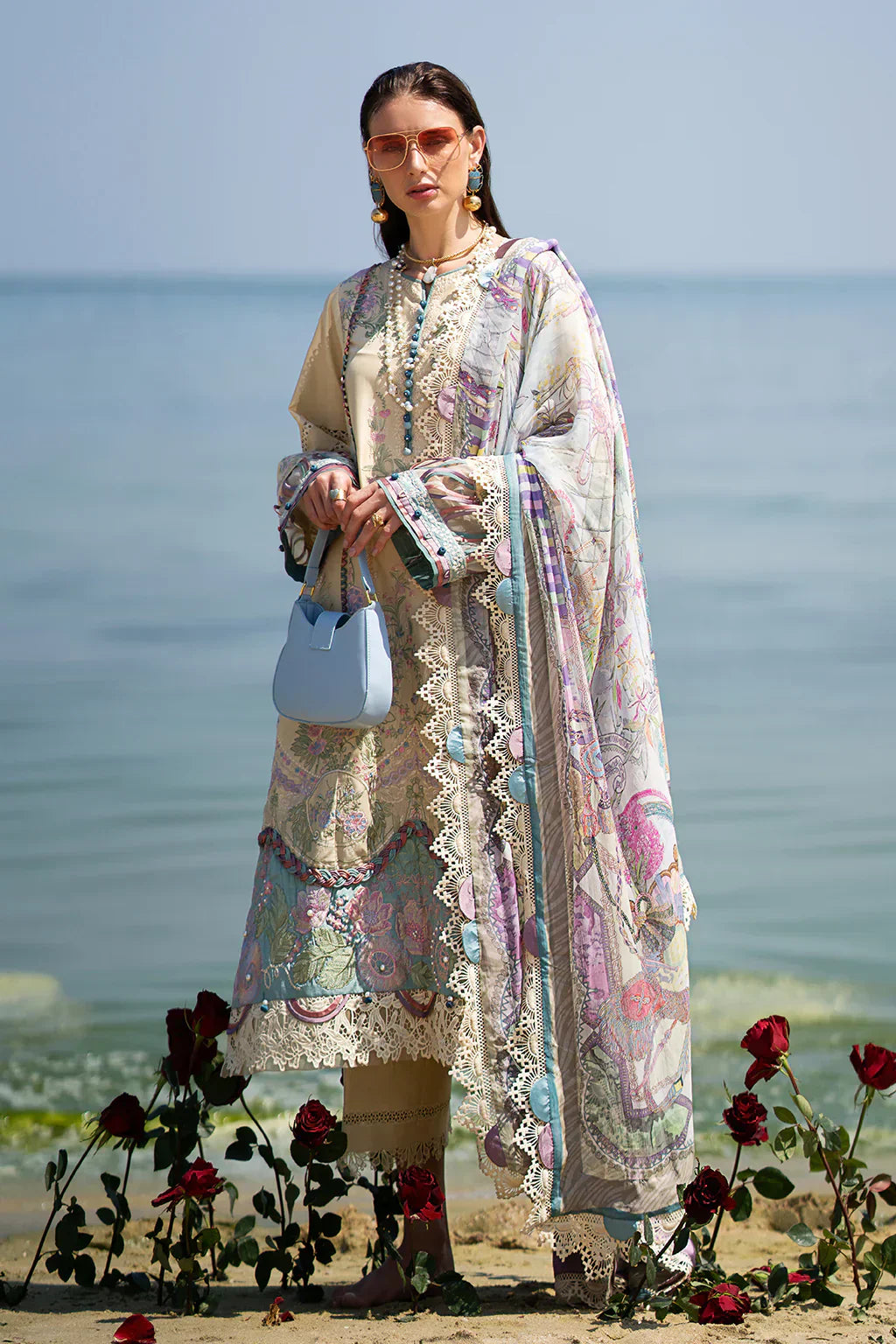 AJR Couture | Alif Signature Luxury Lawn 24 | Coraline - House Of Hania