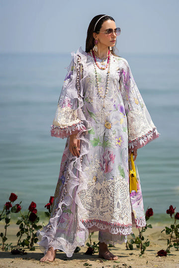 AJR Couture | Alif Signature Luxury Lawn 24 | Lyra - House Of Hania