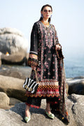 AJR Couture | Alif Signature Luxury Lawn 24 | Noir - House Of Hania