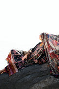 AJR Couture | Alif Signature Luxury Lawn 24 | Noir - House Of Hania