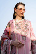 AJR Couture | Alif Signature Luxury Lawn 24 | Rosy - House Of Hania