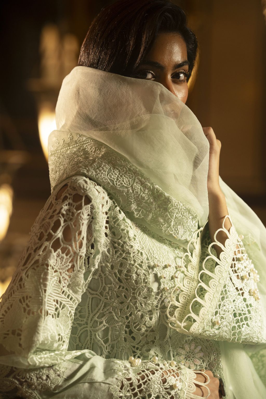 AJR Couture | Cutwork Edit 24 | LIME - House Of Hania