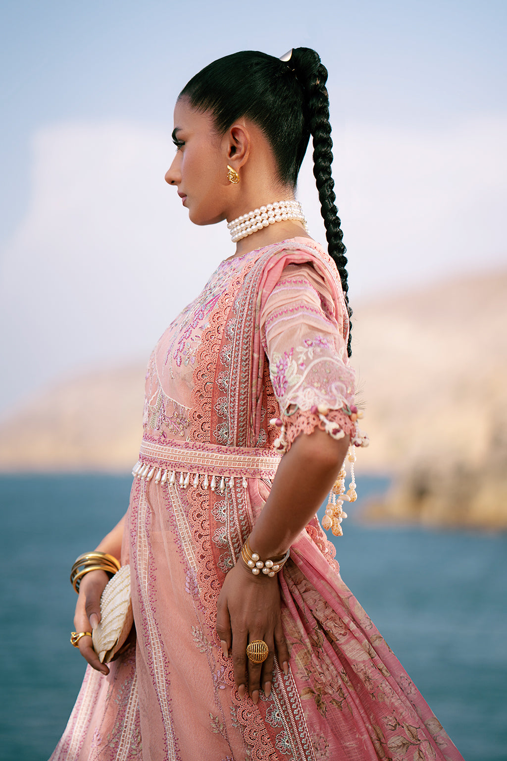 AJR Couture | Dastan Luxury Lawn 25 | Flair - House Of Hania