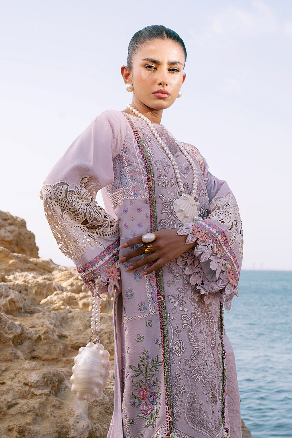 AJR Couture | Dastan Luxury Lawn 25 | Luxe - House Of Hania