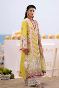 AJR Couture | Dastan Luxury Lawn 25 | Sunset - House Of Hania