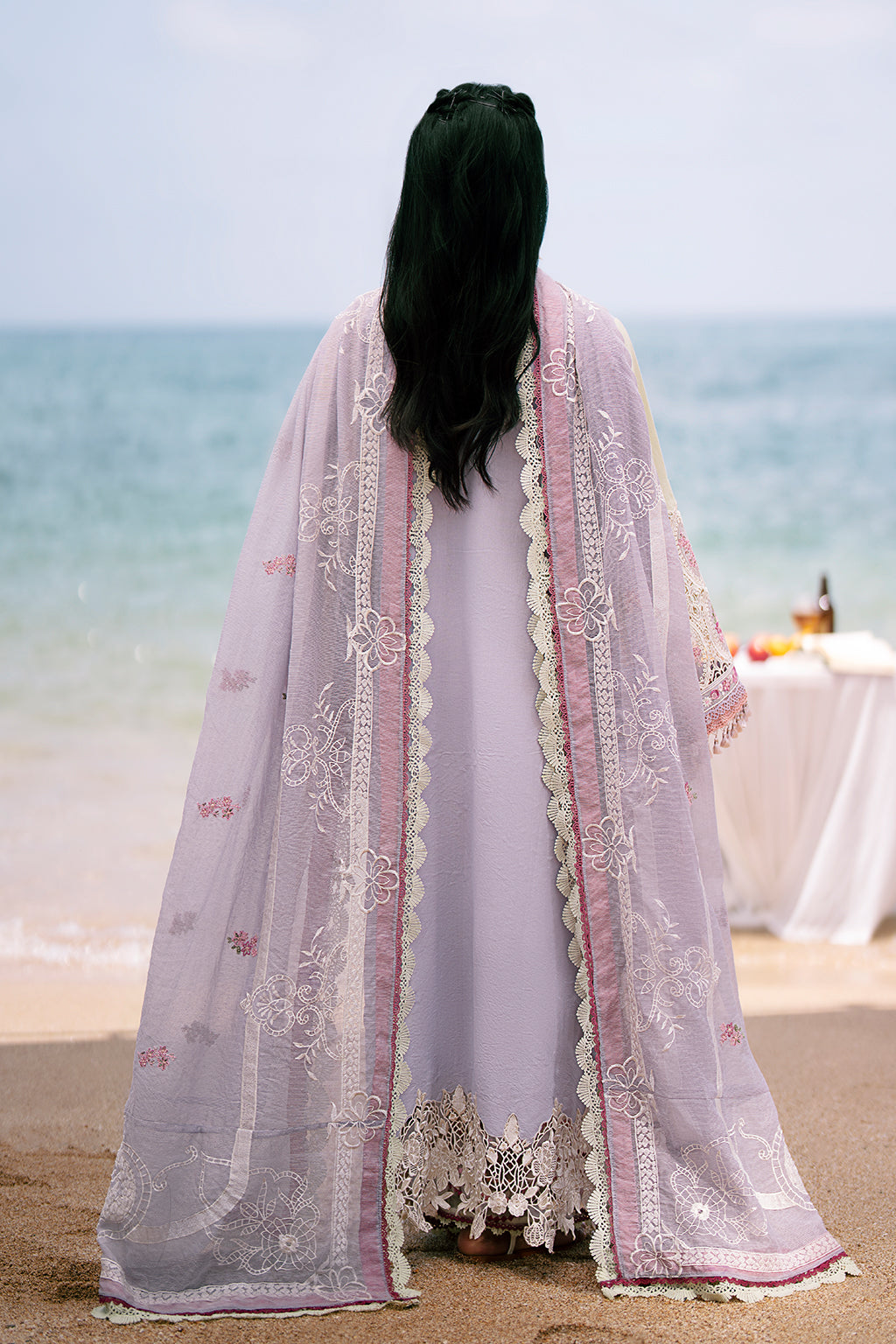 AJR Couture | Dastan Luxury Lawn 25 | Wave - House Of Hania