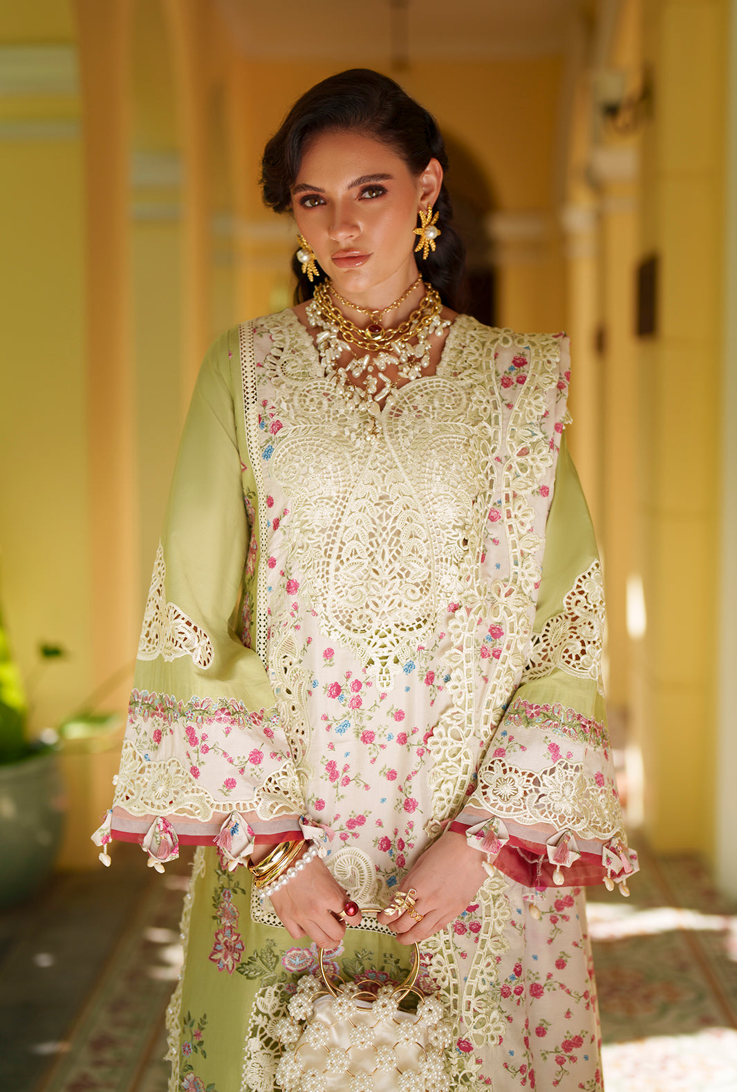 AJR Couture | Evara Luxury Lawn | Alira - House Of Hania