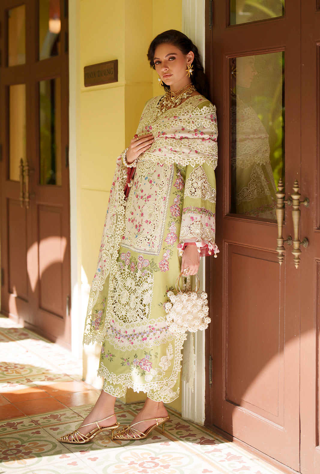 AJR Couture | Evara Luxury Lawn | Alira - House Of Hania