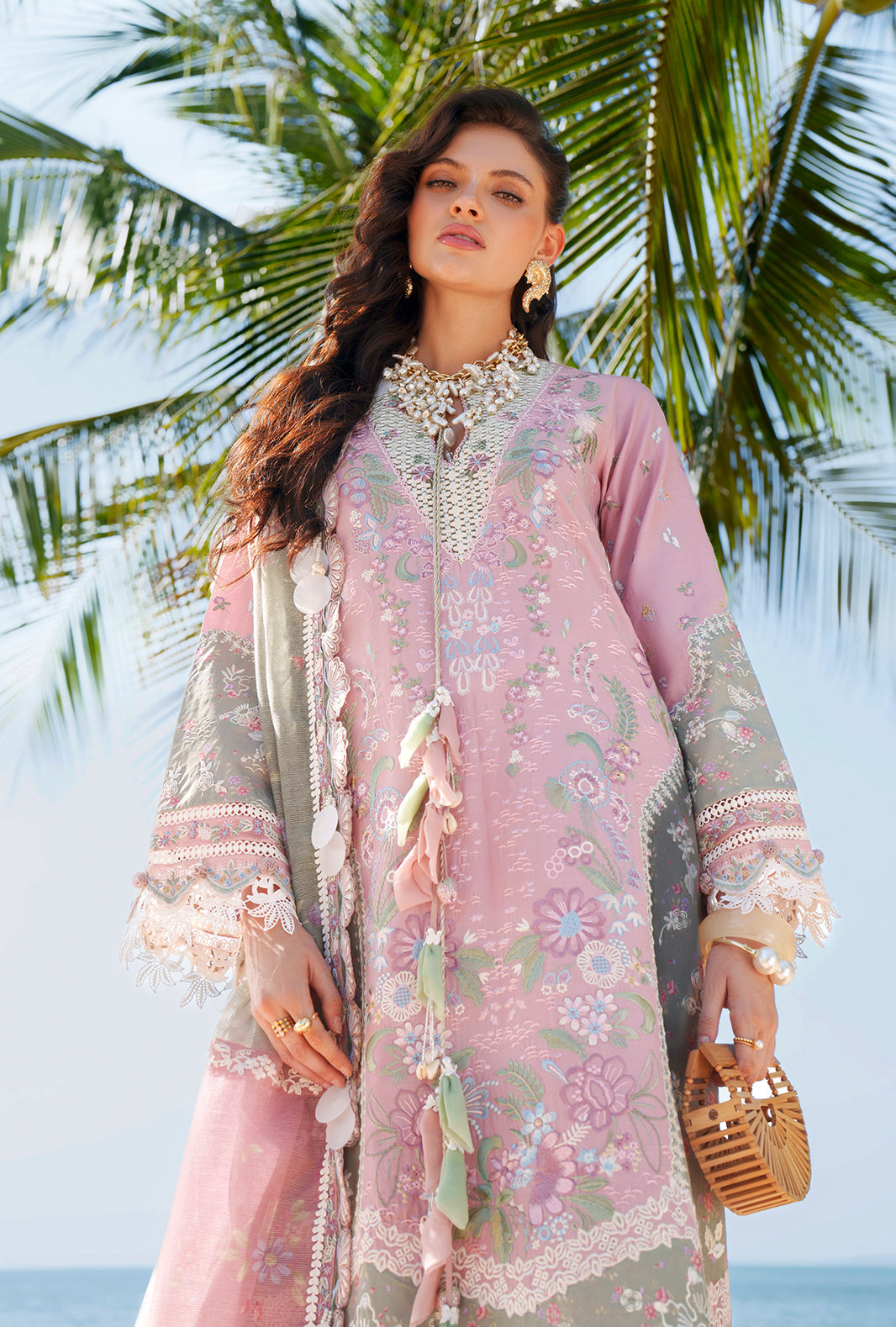 AJR Couture | Evara Luxury Lawn | Niva - House Of Hania