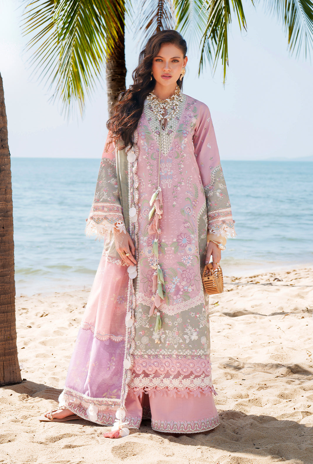 AJR Couture | Evara Luxury Lawn | Niva - House Of Hania