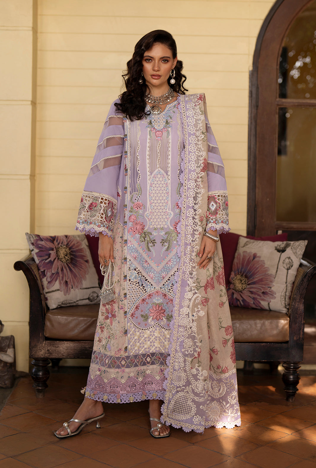 AJR Couture | Evara Luxury Lawn | Zaya - House Of Hania