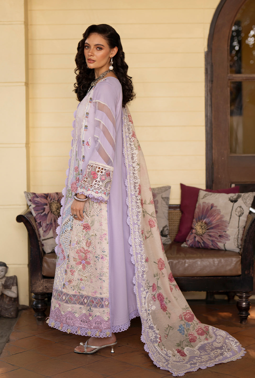 AJR Couture | Evara Luxury Lawn | Zaya - House Of Hania