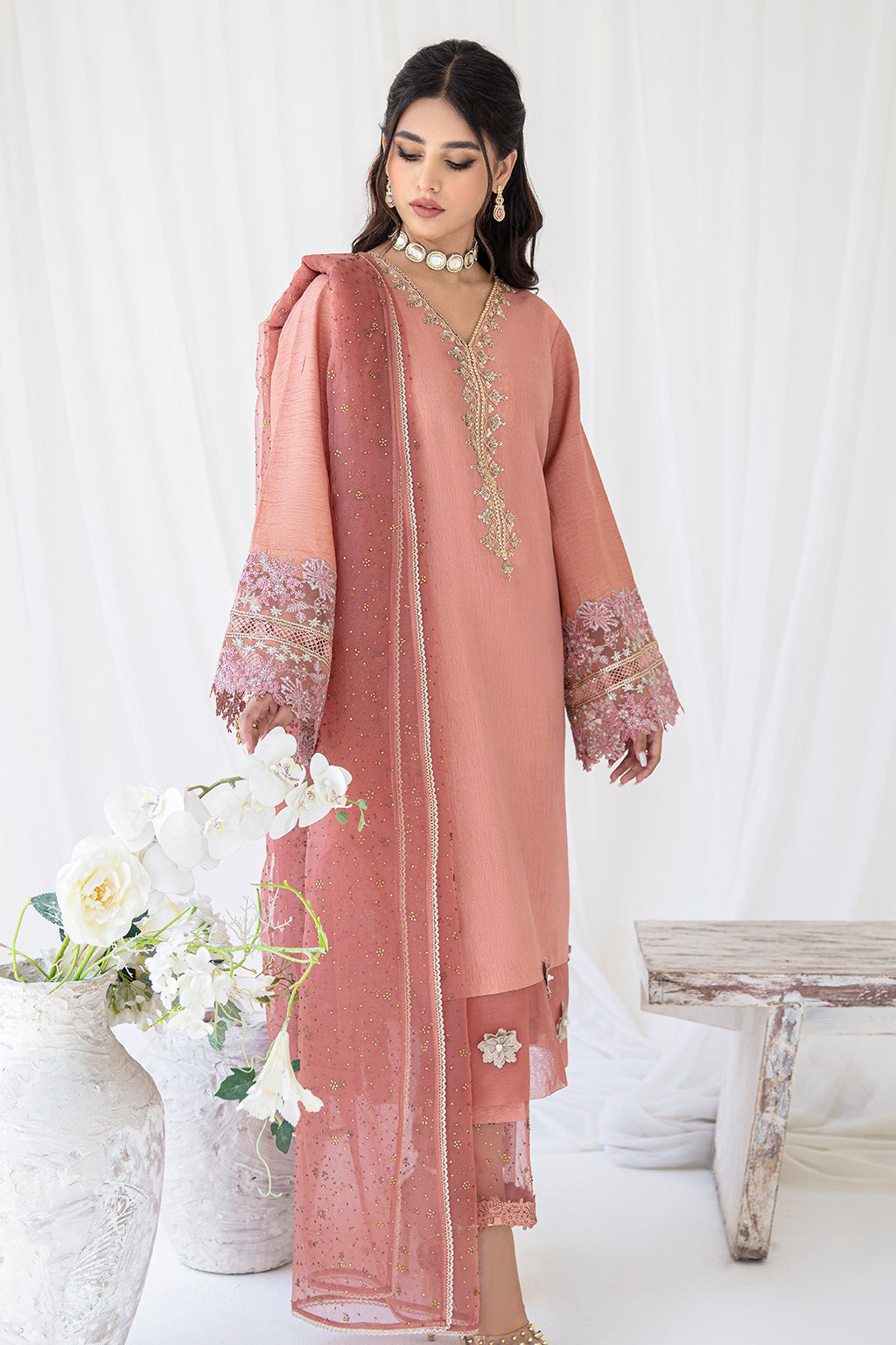 AJR Couture | Luxe Pret | Bergenia - House Of Hania