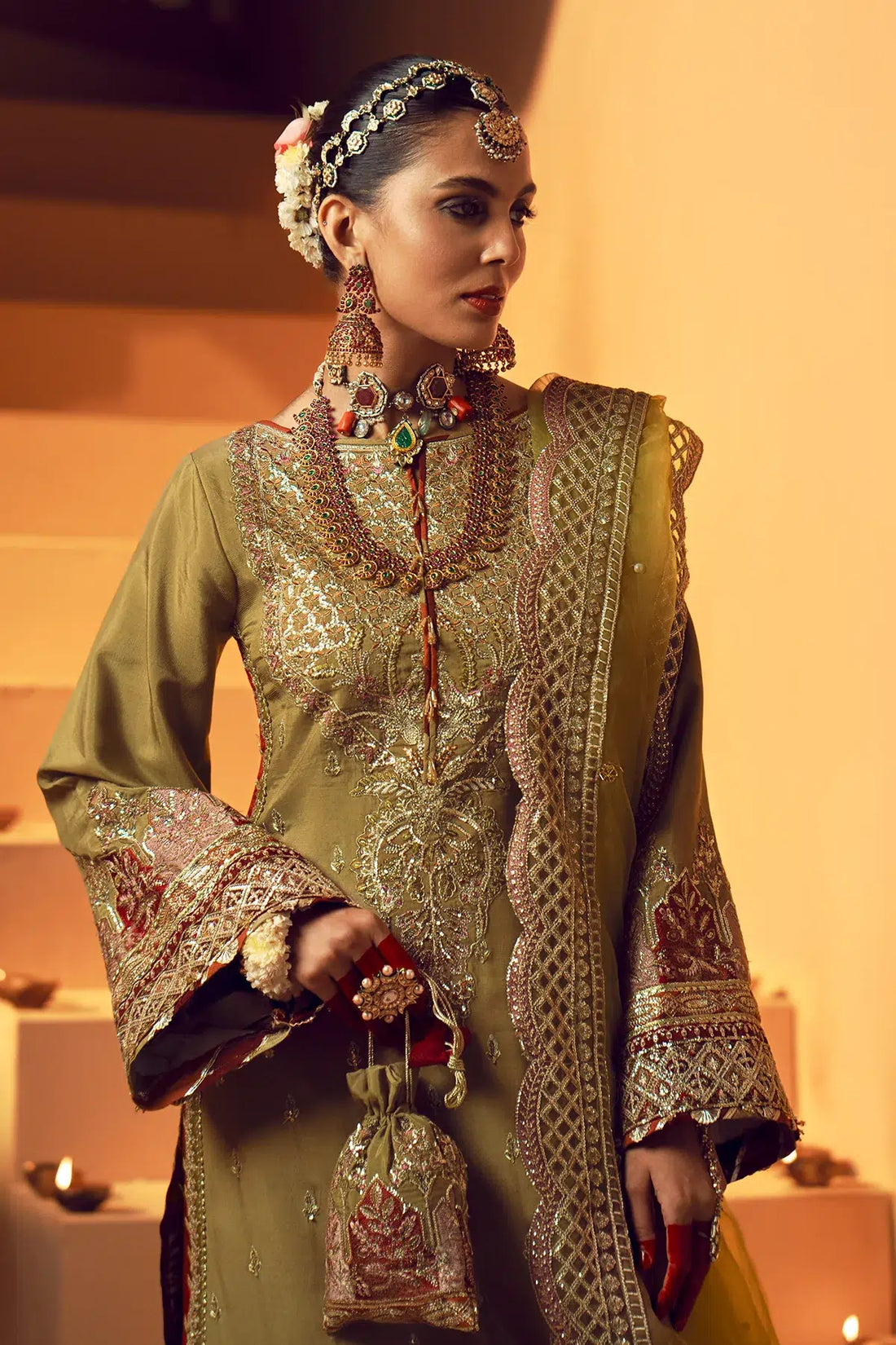 AJR Couture | Mushk The Silk Edit | Barsat - House Of Hania