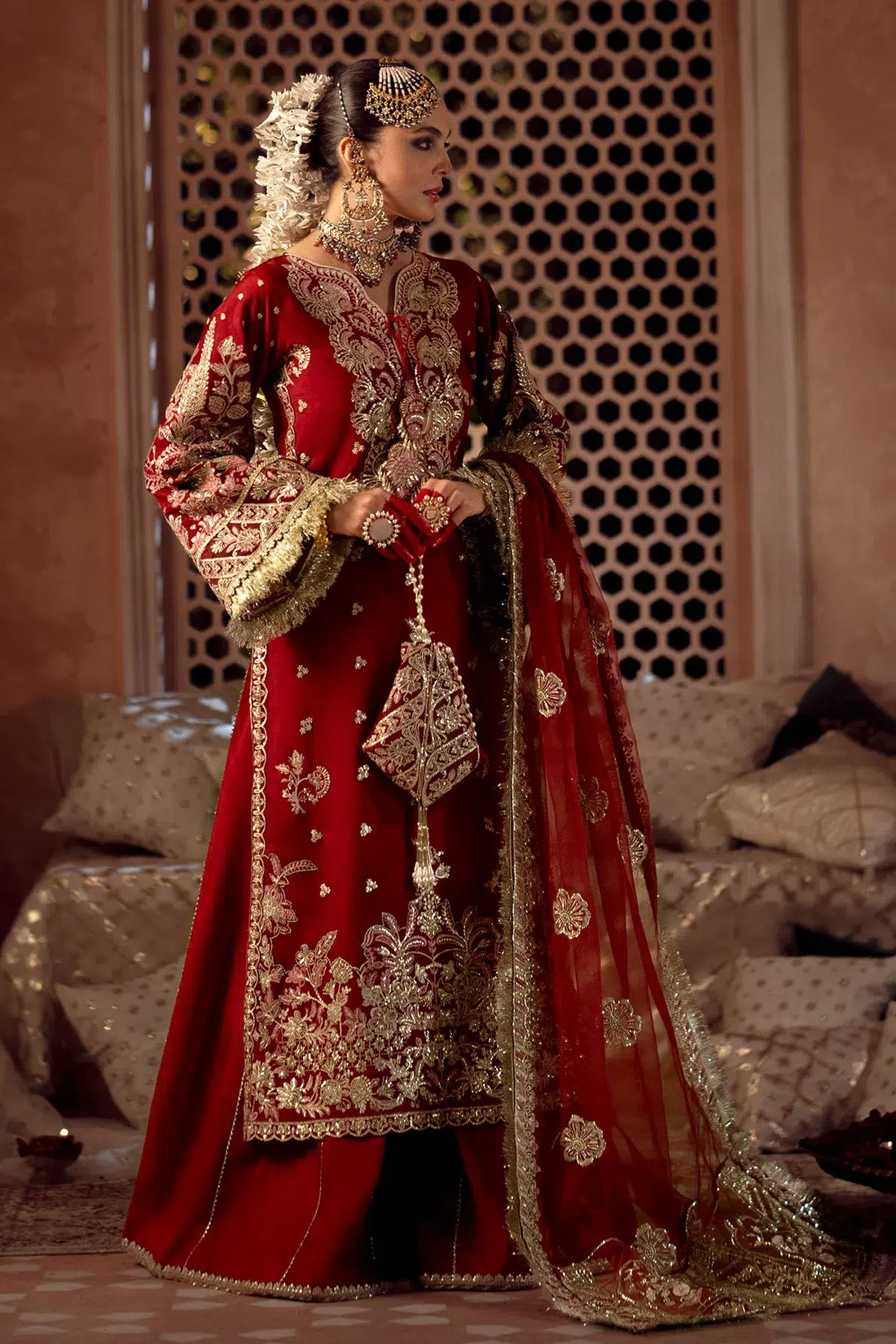 AJR Couture | Mushk The Silk Edit | Gulab - House Of Hania