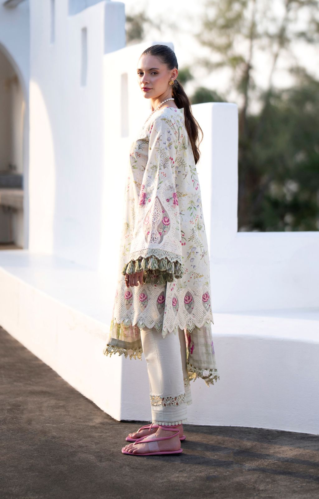 AJR Couture | Printakari Lawn 25 | Aleesia - House Of Hania