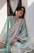 AJR Couture | Printakari Lawn 25 | Aqua - House Of Hania