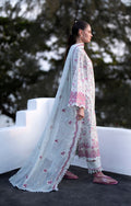 AJR Couture | Printakari Lawn 25 | Blush - House Of Hania