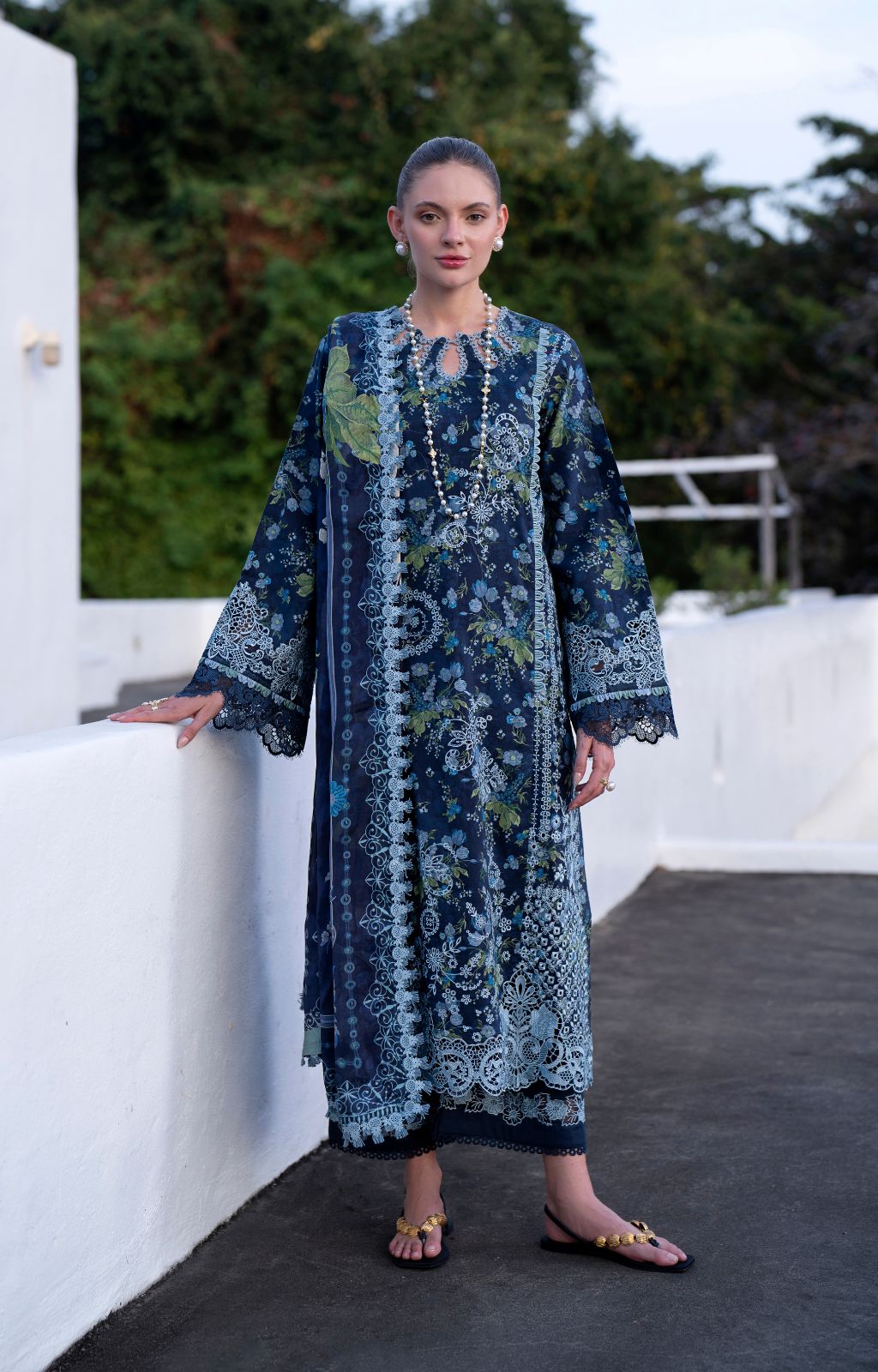 AJR Couture | Printakari Lawn 25 | Eden - House Of Hania