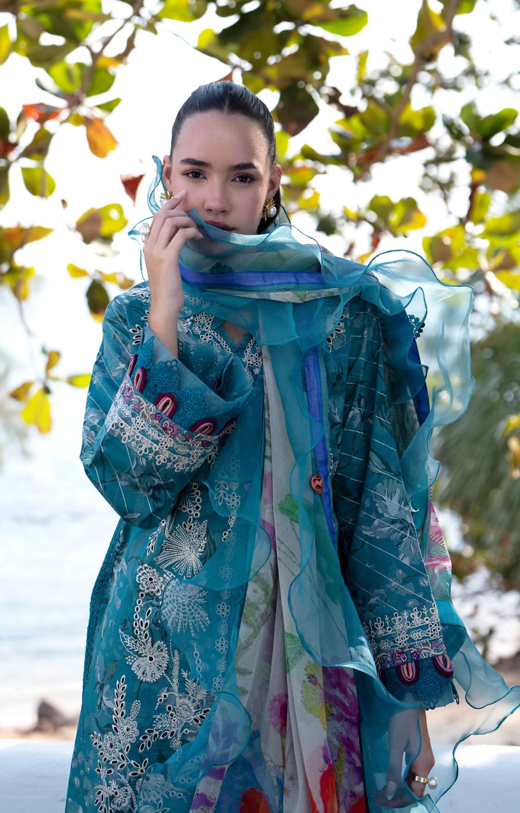 AJR Couture | Printakari Lawn 25 | Glory - House Of Hania