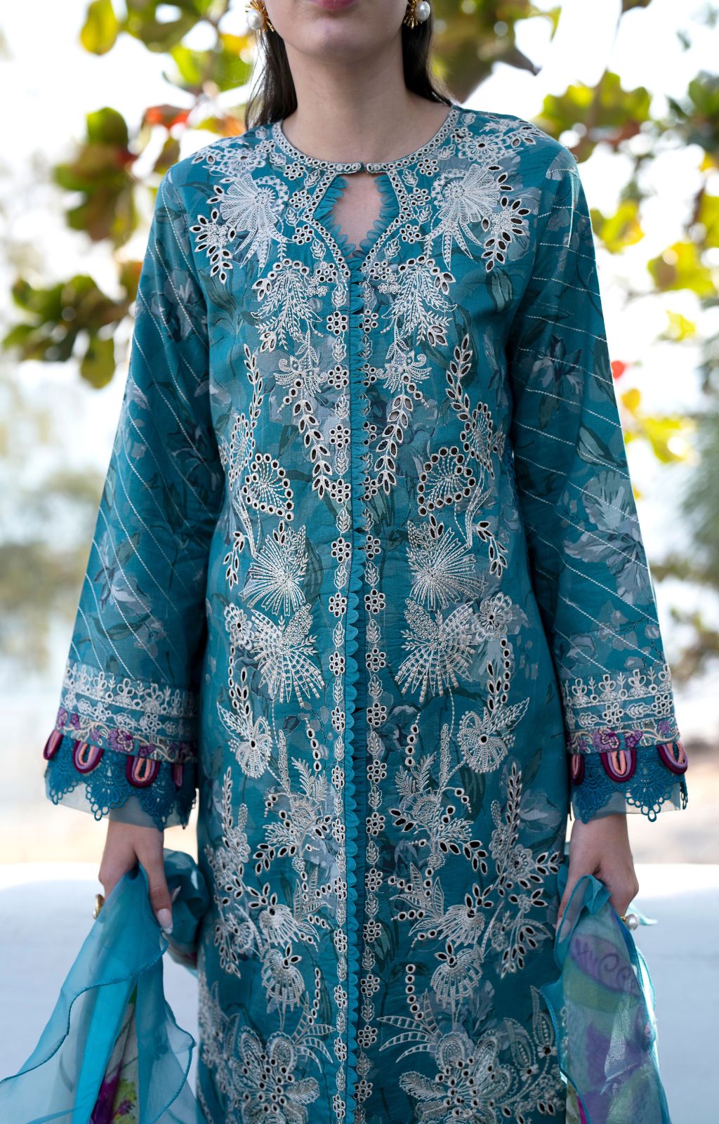 AJR Couture | Printakari Lawn 25 | Glory - House Of Hania