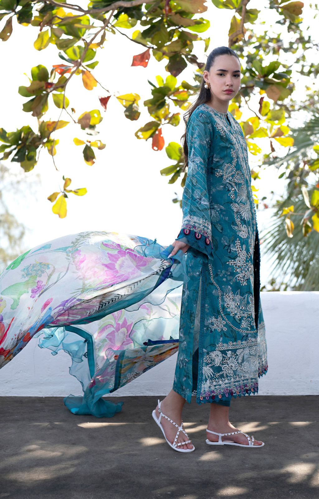 AJR Couture | Printakari Lawn 25 | Glory - House Of Hania