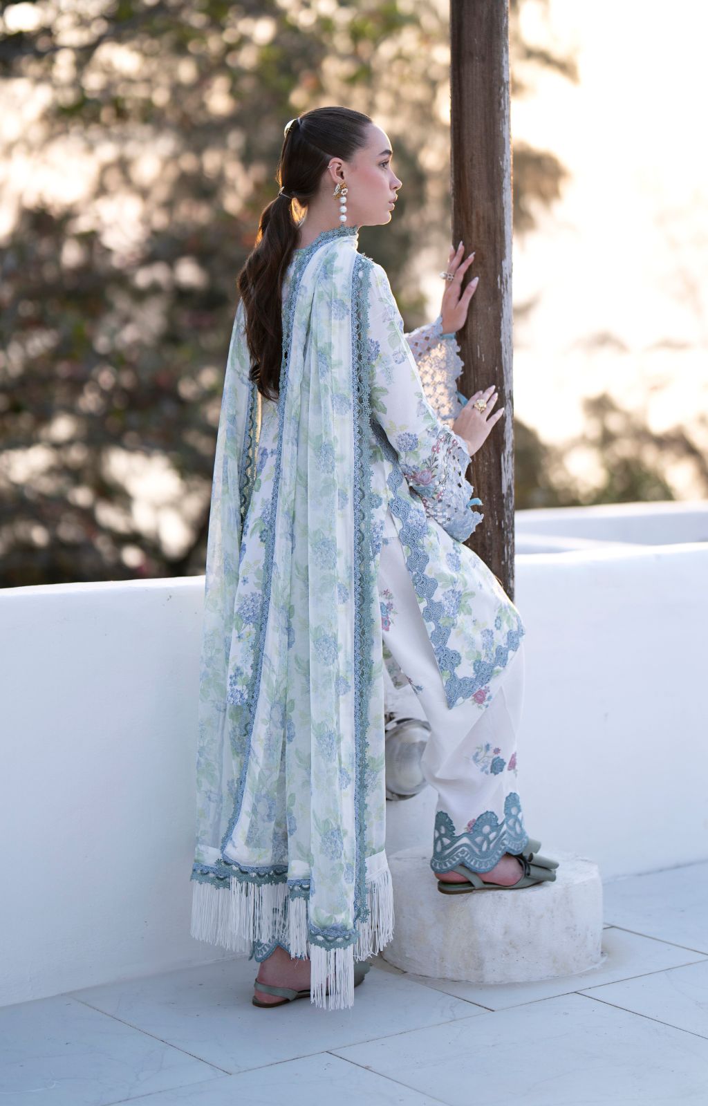 AJR Couture | Printakari Lawn 25 | Isle - House Of Hania