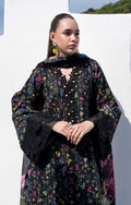 AJR Couture | Printakari Lawn 25 | Midnight Flora - House Of Hania